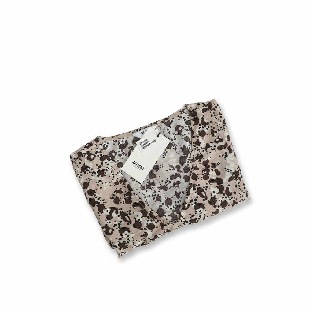 OBJECT Leonora Damenbluse Creme – V‑Ausschnitt – Elegant & Modern