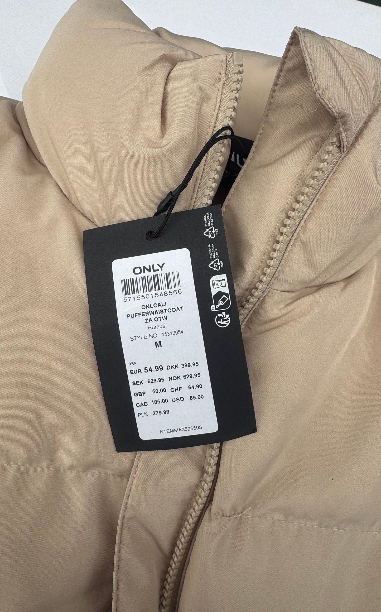 ONLY Damen Weste in Beige – Neu