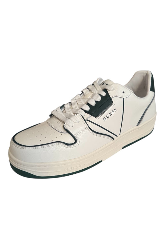 GUESS Herren Sneakers „Ancona“ in Weiß/Grün – Neu