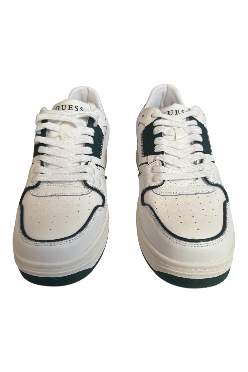 GUESS Herren Sneakers „Ancona“ in Weiß/Grün – Neu