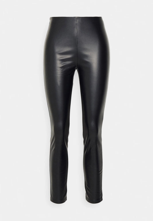 Gina Tricot Petite Alexia Damen PU Leggings – Figurbetonte Kunstlederhose