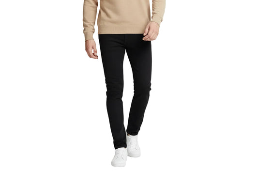 GUESS Herren Jeans M94AN1WC7U0‑JBLK – Slim Fit Denim Schwarz