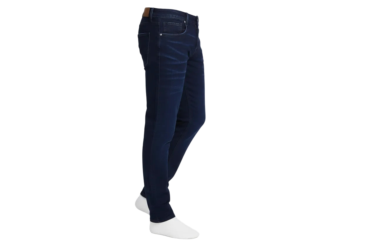 GUESS Herren Jeans Navy – Dunkelblaue Regular Fit Denim