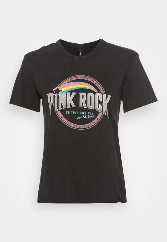 ONLY Lucy Damen T‑Shirt – Regular Fit Basic Top